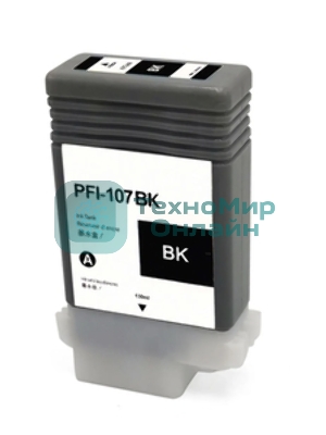 Картридж струйный NVPrint PFI-107BK (NV-6705B001) Black для Canon imagePROGRAF iPF670/680/770 (130 мл)