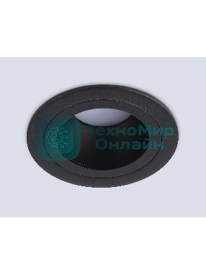 Встраиваемый точечный светильник Ambrella light TN102824 BK/BK черный/черный GU5.3 D92*50