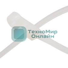 Хомут-стяжкa нейлоновая под винт Rexant 150x3,6 мм, белая, упаковка 100 шт.