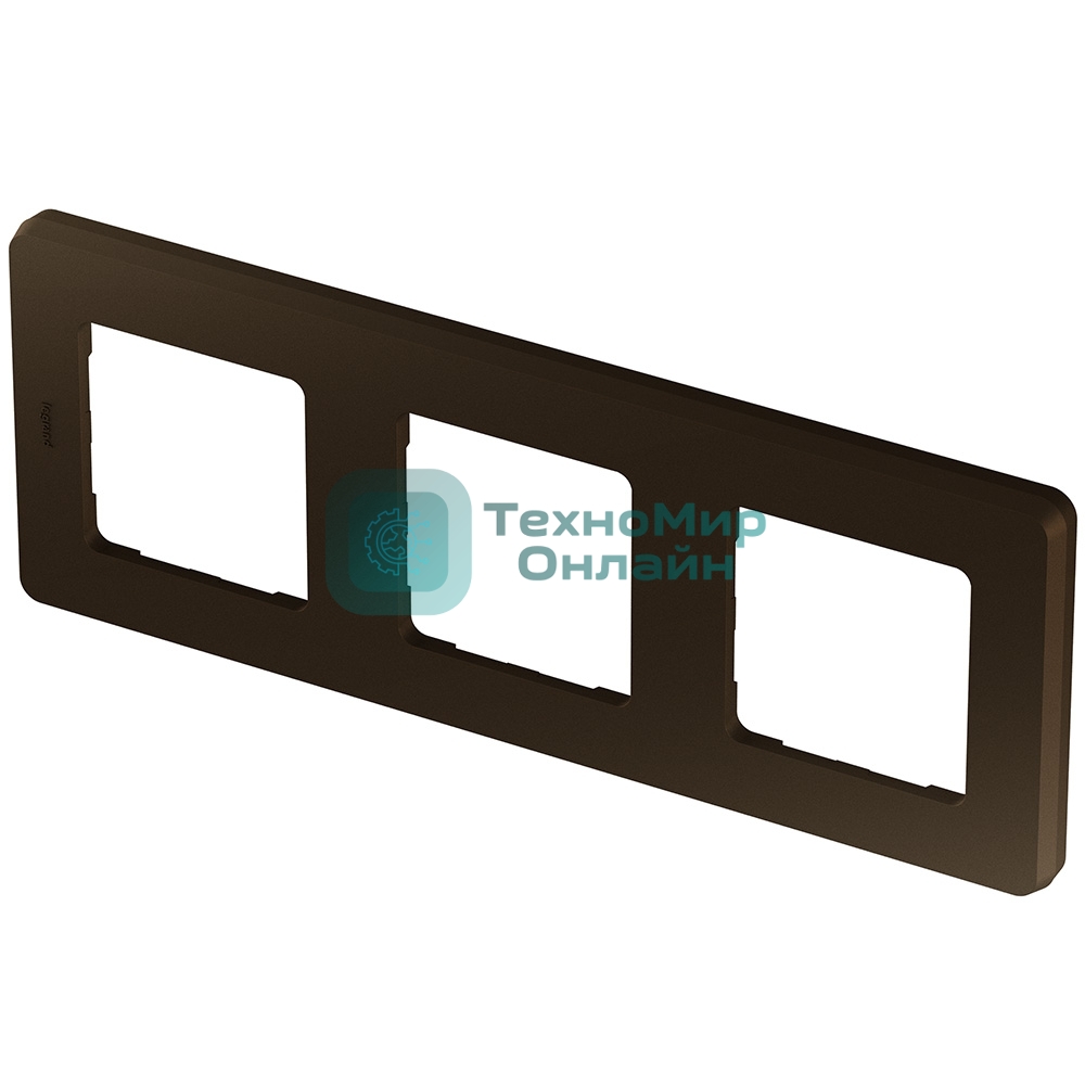 Рамка 3 поста бронза Inspiria