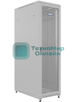 Шкаф серверный NTSS Премиум (NTSS-R42U80100PD/PDD) напольный 42U 800x1000мм пер.дв.перфор. задн.дв.перфор.2-хст. 900кг серый IP20 сталь