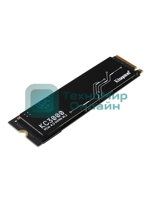 Накопитель SSD Kingston KC3000, 4Tb, PCIe 4.0 x4, M.2 2280, NVMe, R/W 7000/7000, с радиатором