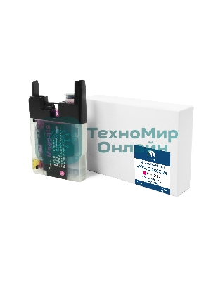 Картридж струйный NVPrint LC-1280XLM (NV-LC1280XLM) Magenta для Brother MFCJ5910/6510/6910 (19 мл) совместимый