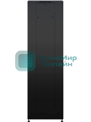 Шкаф коммутационный NTSS Премиум (NTSS-R42U6060GS-1BL) напольный 42U 600x600 мм пер. дв. стекл металл 900 кг черный 510 мм 86 кг 1987 мм 20 металл
