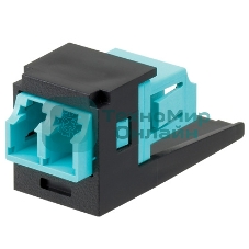 Адаптер Panduit CMDSAQLCZBL проходн. Mini-ComLC дупл. 50/125 OM3 черный