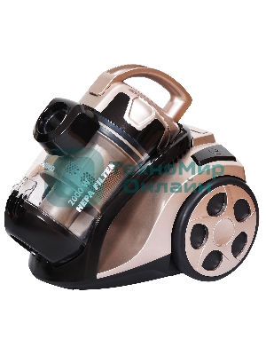 Пылесос Starwind SCV5625 золотистый, 350/2000 Вт, уборка сухая, пылесборник контейнер 2.5 л