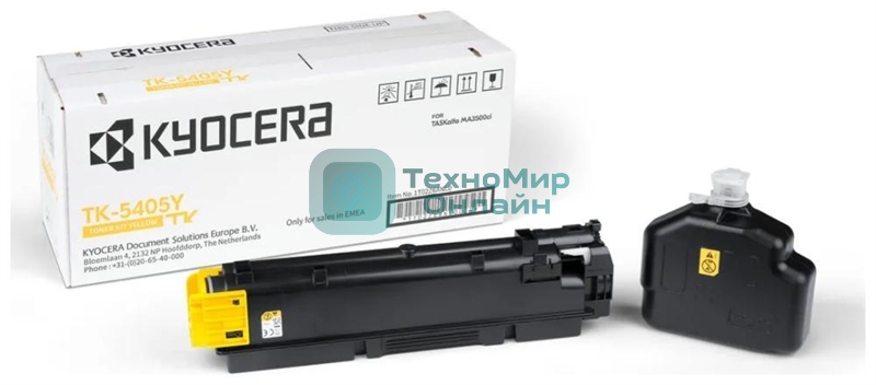 Картридж лазерный Kyocera TK-5405Y 10 000 стр. желтый для TASKalfa MA3500ci