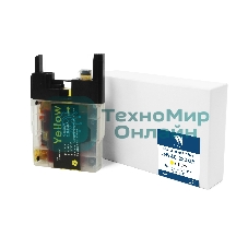 Картридж струйный NVPrint LC-1280XLY (NV-LC1280XLY) Yellow для Brother MFCJ5910/6510/6910 (19 мл) совместимый