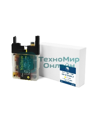 Картридж струйный NVPrint LC-1280XLY (NV-LC1280XLY) Yellow для Brother MFCJ5910/6510/6910 (19 мл) совместимый