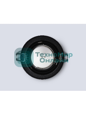 Встраиваемый точечный светильник Ambrella light TN102824 BK/BK черный/черный GU5.3 D92*50