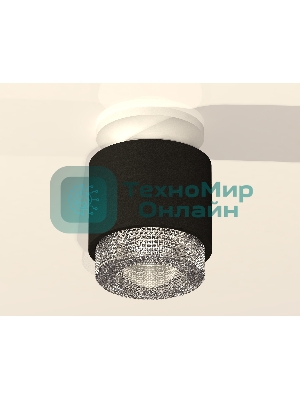 Светильник Ambrella Light XS7511042 SBK/SWH/CL черный песок/белый песок/прозрачный MR16 GU5.3 (N7925, C7511, N7191)