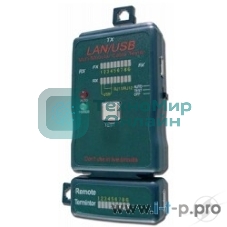 Тестер LAN Cablexpert NCT-2, 100/1000 Base-TX, для UTP, STP, RJ-11, USB-кабеля