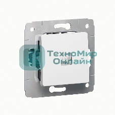 Кнопка с подсветкой, белая