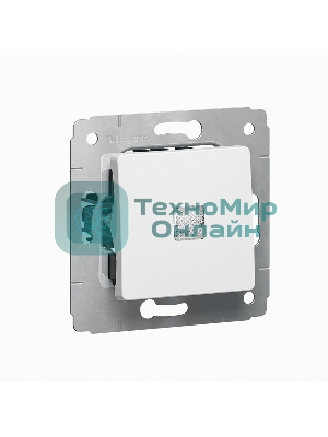 Кнопка с подсветкой, белая