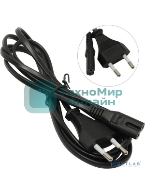 Кабель питания ноутбуков, аудио/видео ExeGate Special PCN-1,8S (CEE7/16->С7) 2*0.5, CCA, 1.8м