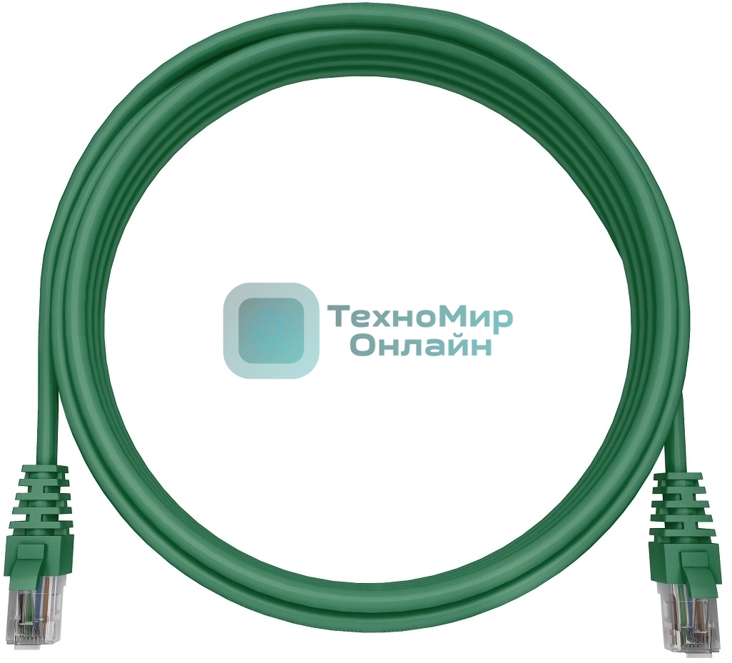 Патч-корд NTSS NTSS-PC-UTP-RJ45-5e-0.15-LSZH-GN NTSS-PC-UTP-RJ45-5E-0.15-LSZH UTP RJ-45 вил.-вилка RJ-45 cat.5e 0.15м зеленый LSZH (уп.:1шт)
