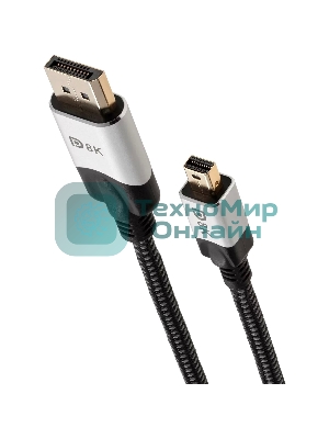 Кабель-переходник Mini DisplayPort M -> DisplayPort M 1.4V 1,5 м VCOM