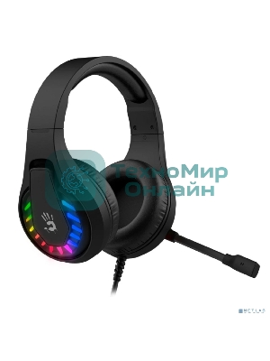 Гарнитура Bloody G230P чёрный, проводная, USB, подсветка