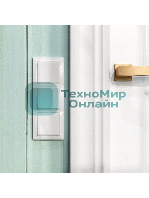 Рамка на 3 поста (белый, basic) W0032001