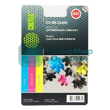 Заправочный набор Cactus CS-RK-CL441 цветной (3x30мл) Canon MG2140/MG3140