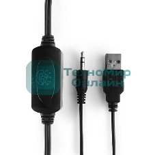 Акустическая система 2.0 Gembird SPK-105, черный, 5 Вт, регулятор громкости, USB-питание