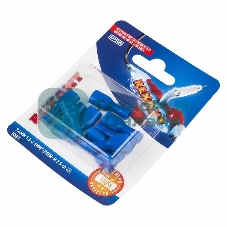 Клемма плоская Rexant, полностью изолированная гнездо - 7.4 мм, 1.5-2.5 мм², (РППи-м 2.5-(6.3)/FDFD2-250), в упак. 10 шт.