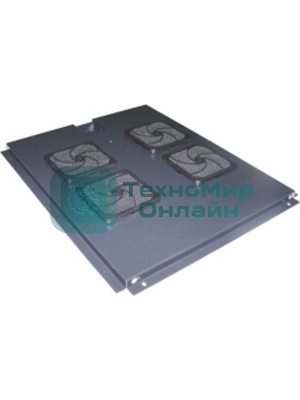 Блок 4-х вентиляторов TWT (TWT-CBB-FANB4-8) в крышу шкафа Business глубиной 800 мм. с подшипниками