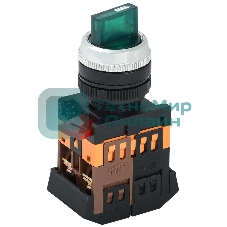 Переключатель ANCLR-22-3 на 3 фикс. полож. зел. 1з+1р IEK BSW10-ANCLR-3-K06