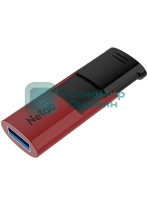 Флешка USB Netac U182 (NT03U182N-032G-30RE), 32Gb, USB 3.0, R/W 70/30, черный/красный