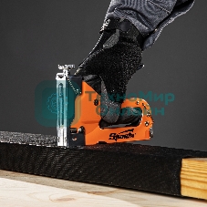 Степлер Sparta мебельный регулируемый со скобами 200 шт тип скобы №53 4-14 мм