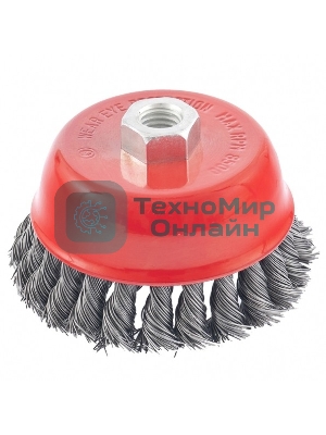 Щетка Matrix для УШМ, 100 мм, М14, 