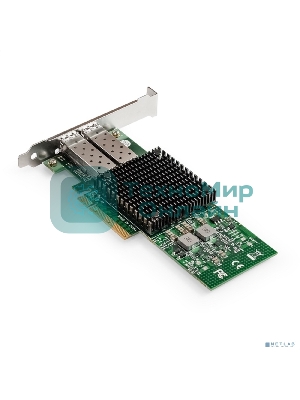 Сетевой адаптер ExeGate EXE-MCX3-2SFP+ (PCI-E x8 v.3, порты 2x SFP+, Dual 10Gb/s, Server NIC Chipset Mellanox ConnectX-3)