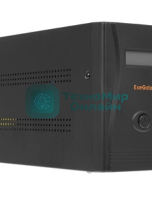 Источник бесперебойного питания ExeGate SpecialPro Smart LLB-2000.LCD.AVR.EURO.RJ 2000VA/1200W, LCD, AVR, 4 евророзетки, RJ45/11, черный
