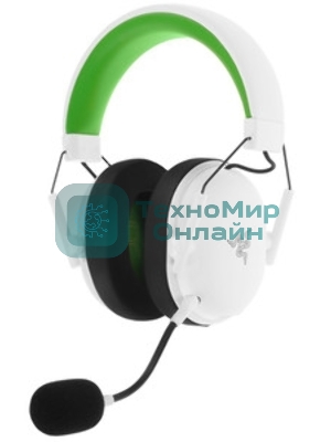 Гарнитура Razer BlackShark V3 белый, беспроводная + проводная, радиоканал, до 70 ч
