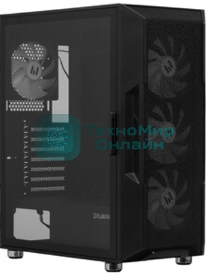 Компьютерный корпус ZALMAN MidiTower I3 NEO ARGb V2 black (ATX, без БП, 2xUSB3.0, 4x120мм ARGb) (Zalman i3 NEO ARGb V2 Black)