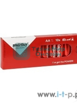 Батарейка Smartbuy LR6/10 box (SBBA-2A10BX) (10 шт. в уп-ке)