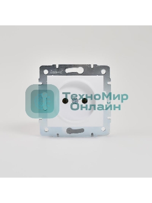 Механизм розетки 1-м СП Karina 16А IP20 без заземл. термопласт бел. LEZARD 707-0288-121B