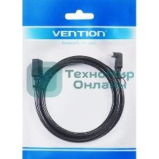 Кабель Vention HDMI High speed v2.0 with Ethernet 19M/19M угол 270 - 2м