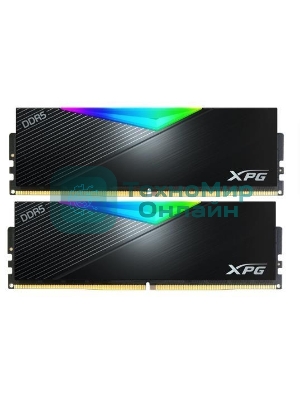 Оперативная память XPG Lancer, DDR5, 64GB (2x32GB), 6400MHz, CL32, DIMM, с радиаторами, RGB, белый