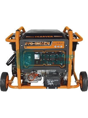 Электрогенератор бензиновый Carver PPG-8000ЕM, 6.5 кВт, 74 дБ, 89 кг