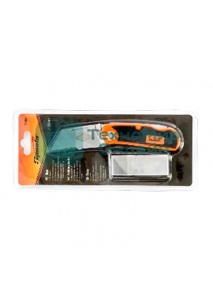 Нож складной Sparta пластиковая двухкомп рукоятка, сменное трапециевидное лезвие, 5 лезв.