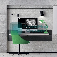 Светильник Gauss GT0033 настольный на струбцине/основание E27 зеленый 60Вт