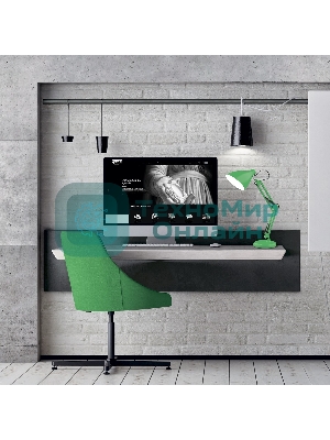 Светильник Gauss GT0033 настольный на струбцине/основание E27 зеленый 60Вт