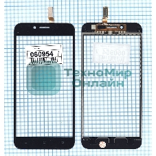 Сенсорное стекло (тачскрин) для Vivo V5s, черное