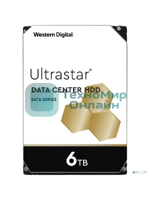 Жесткий диск Western Digital 6Tb 7200rpm HGST SATA-III 0B36039 HUS726T6TALE6L4 Ultrastar 7K6 256Mb 3.5