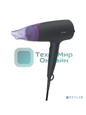 Фен Philips BHD351/10 черный, 2100 Вт, ионизация