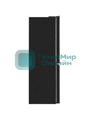 Холодильник Maunfeld MFF183NFBE черный трехкамерный 270/135л морозилка снизу, NoFrost, Side by Side