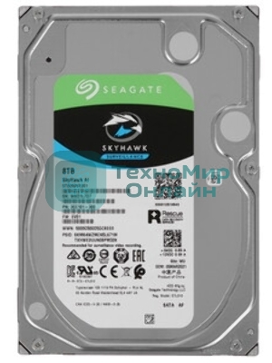 Жесткий диск Seagate ST8000VE001 SATA 8Tb 7200RPM 6Gb/S 256MB