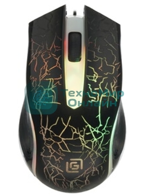 Мышь проводная Oklick 395M SHADOW черный, 1500 dpi, USB, кнопки - 3