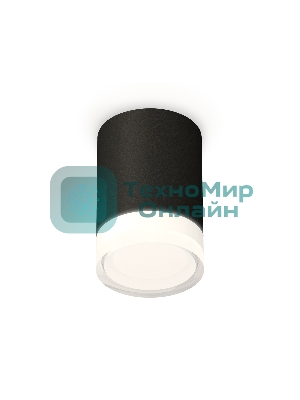 Светильник Ambrella Light XS7422023 SBK/FR/CL черный песок/белый матовый/прозрачный MR16 GU5.3 (C7422, N7160)